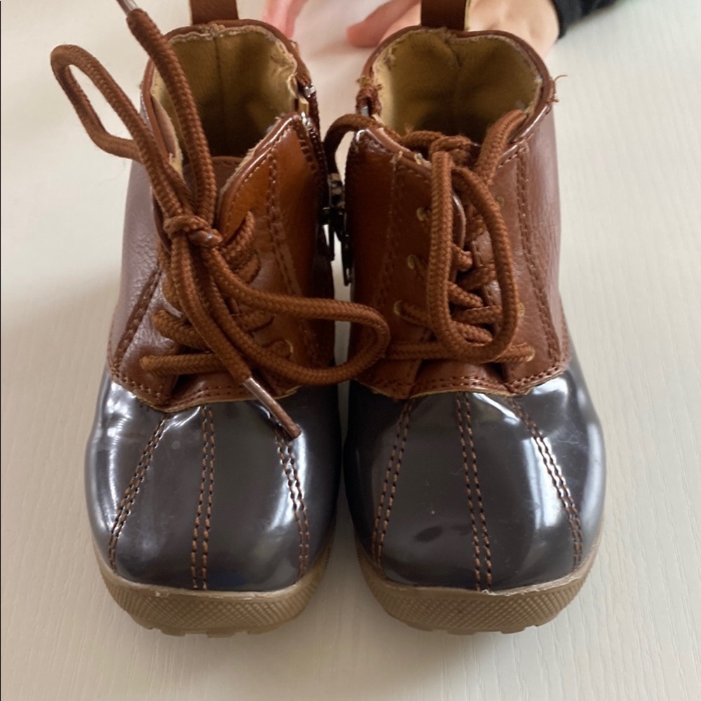 Stevies Brown and Black Kids Boots